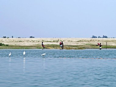 NET, çekerek fisher erkekler Yamuna Nehri, Brahmaputra Nehri, Sariaknadi, Bogra Bangladeş