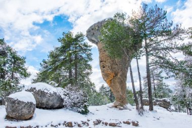 Ciudad Encantada (El Tormo Alto) Cuenca, Castilla-La Mancha, İspanya