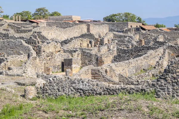 Ruiny starożytnej Pompei we Włoszech — Zdjęcie stockowe