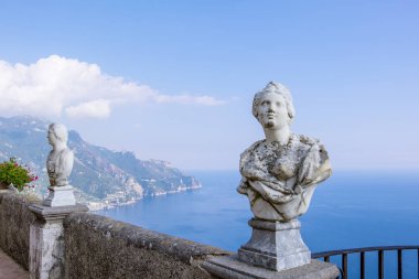 Villa Cimbrone bahçeleri Ravello Almalfi Coast İtalya sonsuzluğun Teras 