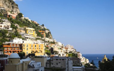 Kasaba Positano Amalfi Coast İtalya tepe 