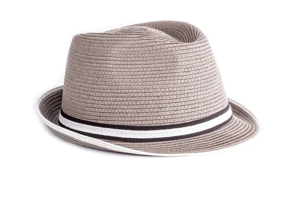 Pánské slaměný klobouk — Stock fotografie