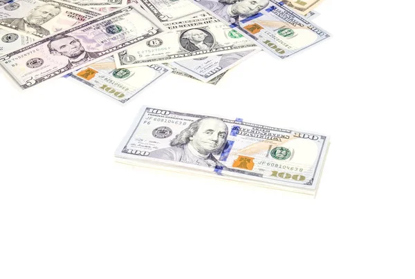 US Dollar Bills of Various Denomination I — Stock Photo, Image