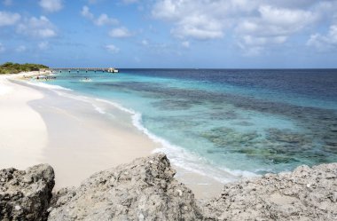 Te Amo Beach in Bonaire clipart