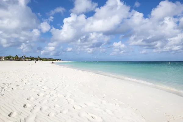 Vackra Eagle Beach Aruba Södra Karibien — Stockfoto