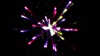 Soyut parçacık havai fişek arka plan