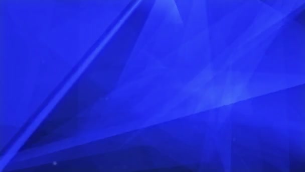 Deep Blue Abstrab Shapes — стоковое видео