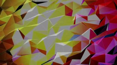 Renkli düşük Poli arka plan