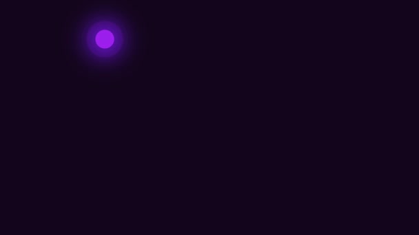 Abstract Seamless Looped Animation Glowing Neon Sphere Lines Projeto Fundo — Vídeo de Stock