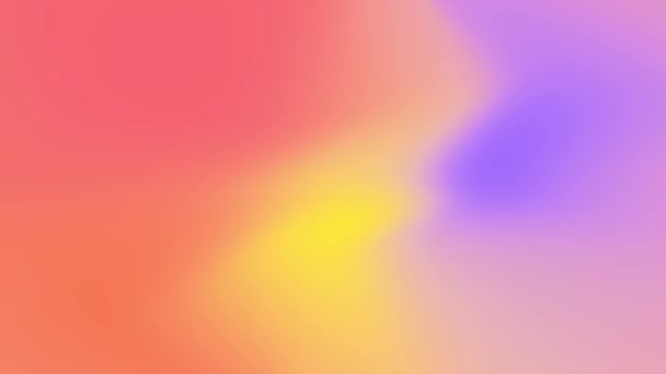 Colorful Neon Liquid Gradient Animation Moving Abstract Background Smooth Color — Stock Video