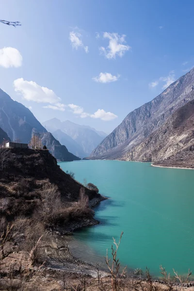 Paisagem natural do planalto, filmado na província de Sichuan, China — Fotografia de Stock
