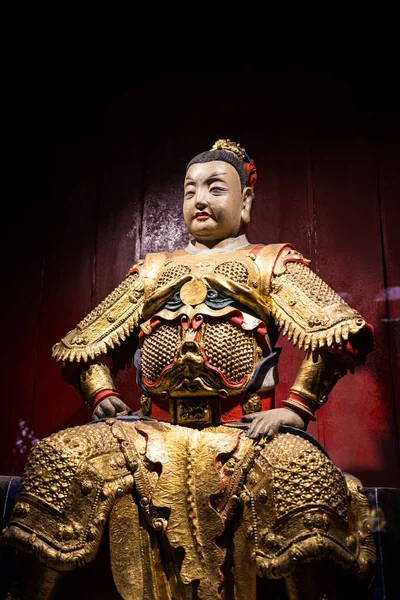 Chinese historical figure statue — Stock Photo, Image