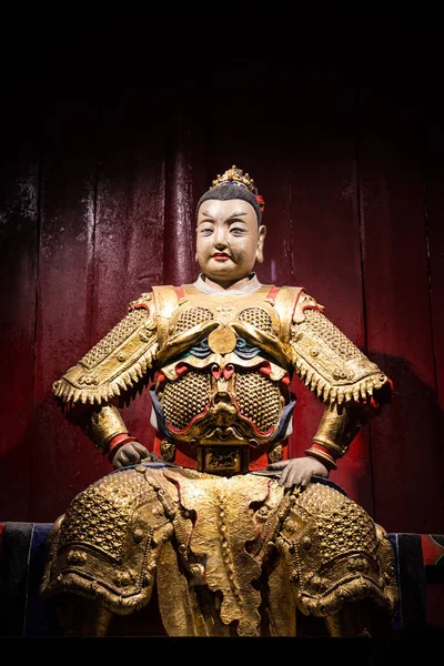 Chinese historical figure statue — Stock Photo, Image