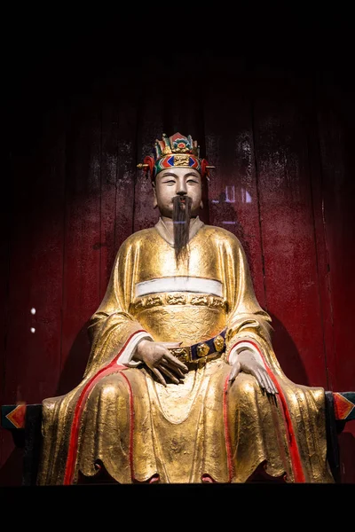 Chinese historical figure statue — Stock Photo, Image