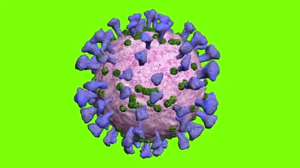 Coronavirus Covid Karşı Zafer Salgın Yenilecektir Kendine Iyi Bak — Stok video