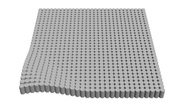 3Dビデオマッピング Vjループビデオ 幾何学的物体との光学的幻想 光の錯覚だ 素晴らしいアニメーション マッピング用のビデオ 3Dアニメーション — ストック動画