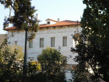 Şubat 2019, Atina, Yunanistan. Bizans müzesi binası.