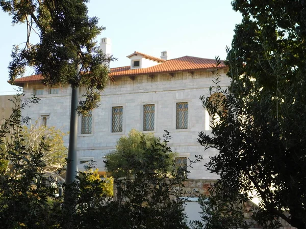 Şubat 2019, Atina, Yunanistan. Bizans müzesi binası.