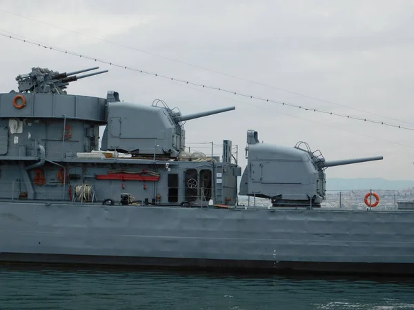 Eski İkinci Dünya Savaşı 'nın arka silahları, Fletcher sınıfı, destroyer Velos, eski USS Charrette