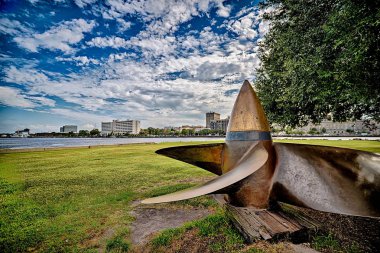 Bir görünümü Wilmington Kuzey Carolina Cape Fear RI arasında