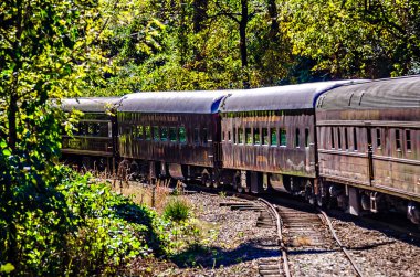 büyük smoky Dağları raylı yol tren yolculuğu