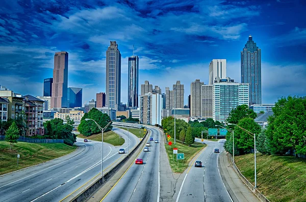 Atlanta georgia ciudad vista al centro de skyline —  Fotos de Stock