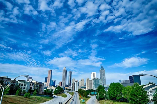 Вид на город Атланта Джорджия — стоковое фото