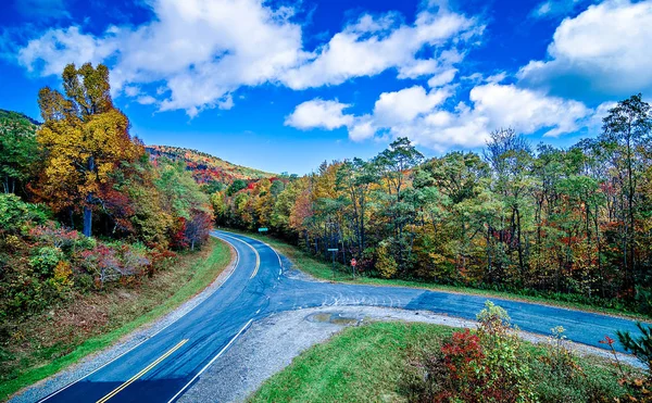 Blue Ridge Mountains en Blue Ridge Parkway — Stockfoto