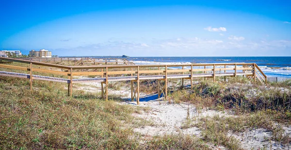 Scene costiere intorno alla follia spiaggia sud carolina — Foto Stock