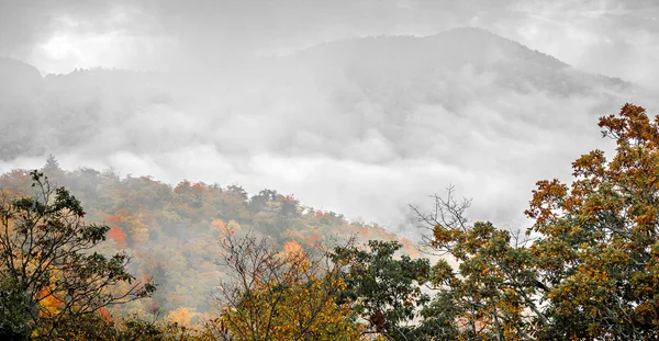 Temporada de otoño en Blue Ridge Parkway — Foto de Stock