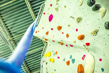 Kaya tırmanma duvarı eğlence merkezi