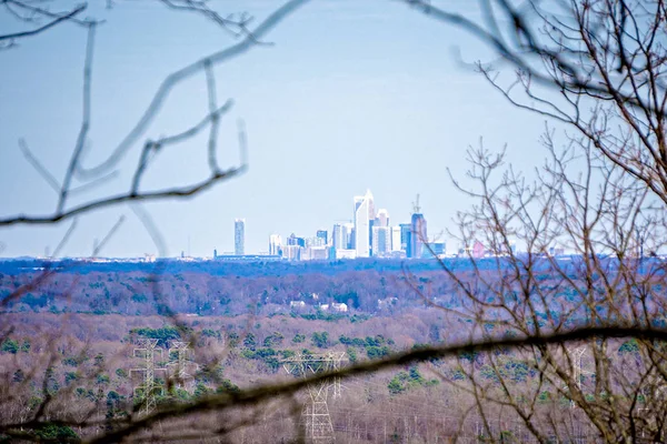Charlotte north carolina city skyline und stadtzentrum — Stockfoto