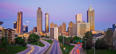 Atlanta georgia şehir manzarası sabah erken
