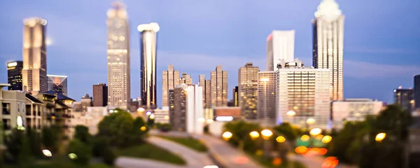 Atlanta georgia panoramę miasta wczesnym rankiem — Zdjęcie stockowe