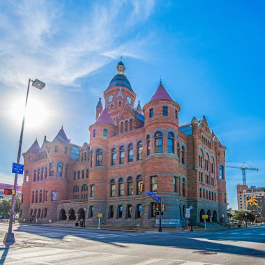 Dallas texas şehir manzarası ve şehir