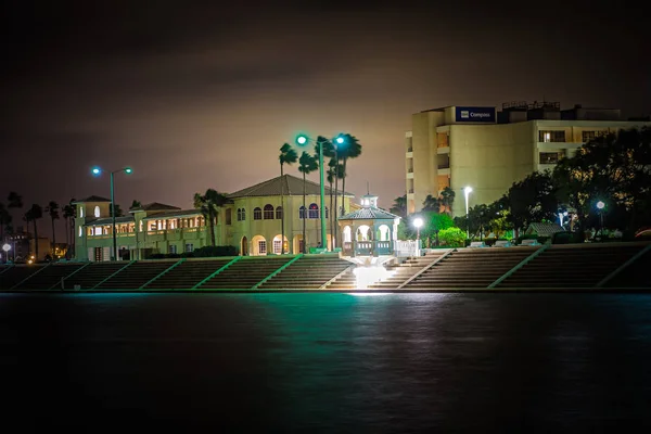 Noční scény kolem corpus christi, texas — Stock fotografie