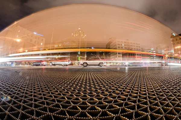 Milawaukee wisconsin skyline della città di notte — Foto Stock