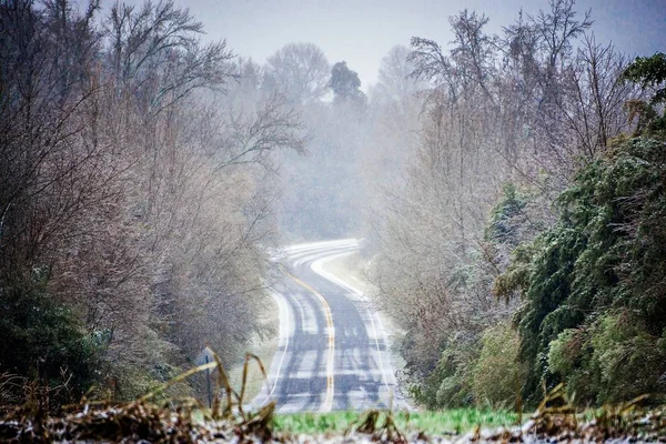 Winter season in york south carolina — Stock Photo, Image