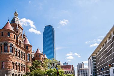 Dallas texas şehir manzarası ve şehir