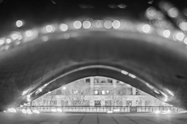伊利诺伊州芝加哥市夜间周围的场景 — 图库照片