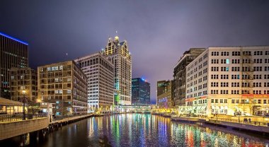 Milwaukee wisconcin şehir ve sokak sahneleri