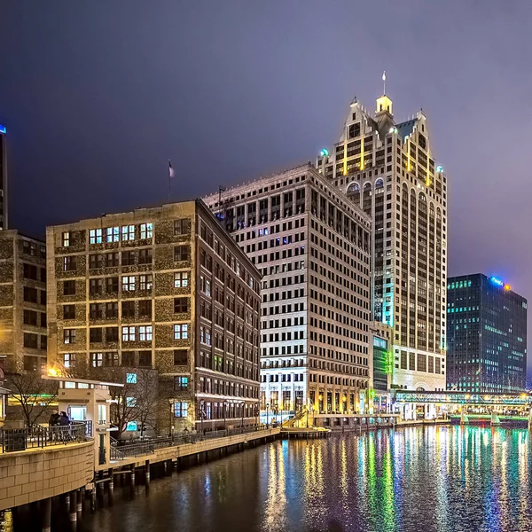 Milwaukee wisconcin città e scene di strada — Foto Stock