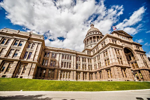 Austin texas city i stan budynku Kapitolu — Zdjęcie stockowe