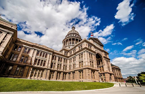 Austin texas city i stan budynku Kapitolu — Zdjęcie stockowe
