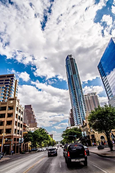 Austin texas skyline y calles de la ciudad —  Fotos de Stock