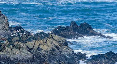 soberanes ve Pasifik Okyanusu uçurumlarda california sahil