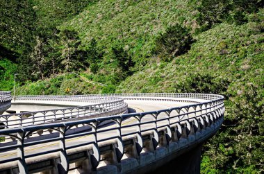 california Pasifik kıyısına yakın Cabrillo otoyol tüneli