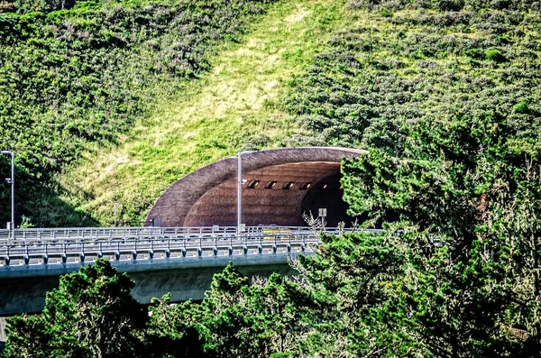 Tunnel autoroutier cabrillo près de la côte pacifique californie — Photo
