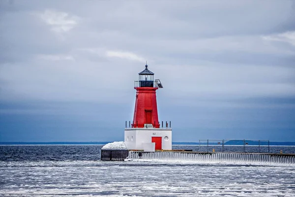 Ann pergolato faro in Michigan — Foto Stock