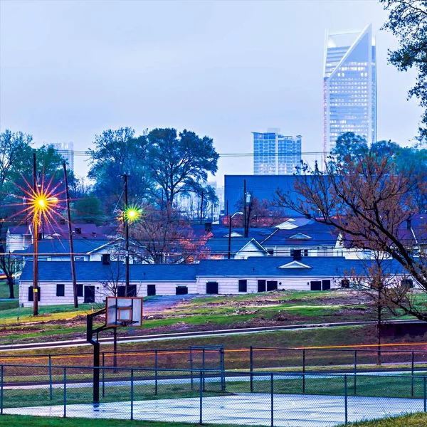Charlotte north carolina urban scener och skyline — Stockfoto